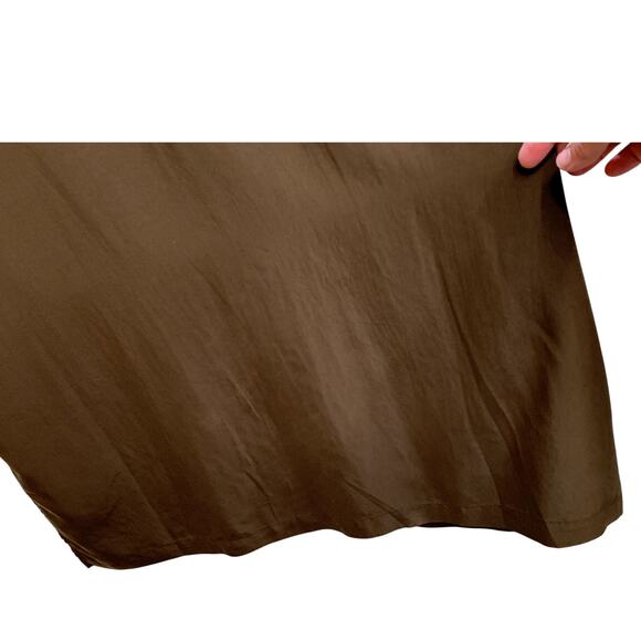 Old Navy Dress Women XXL Olive Green Sleeveless Summer Lightweight Waist Tie - Picture 7 of 9